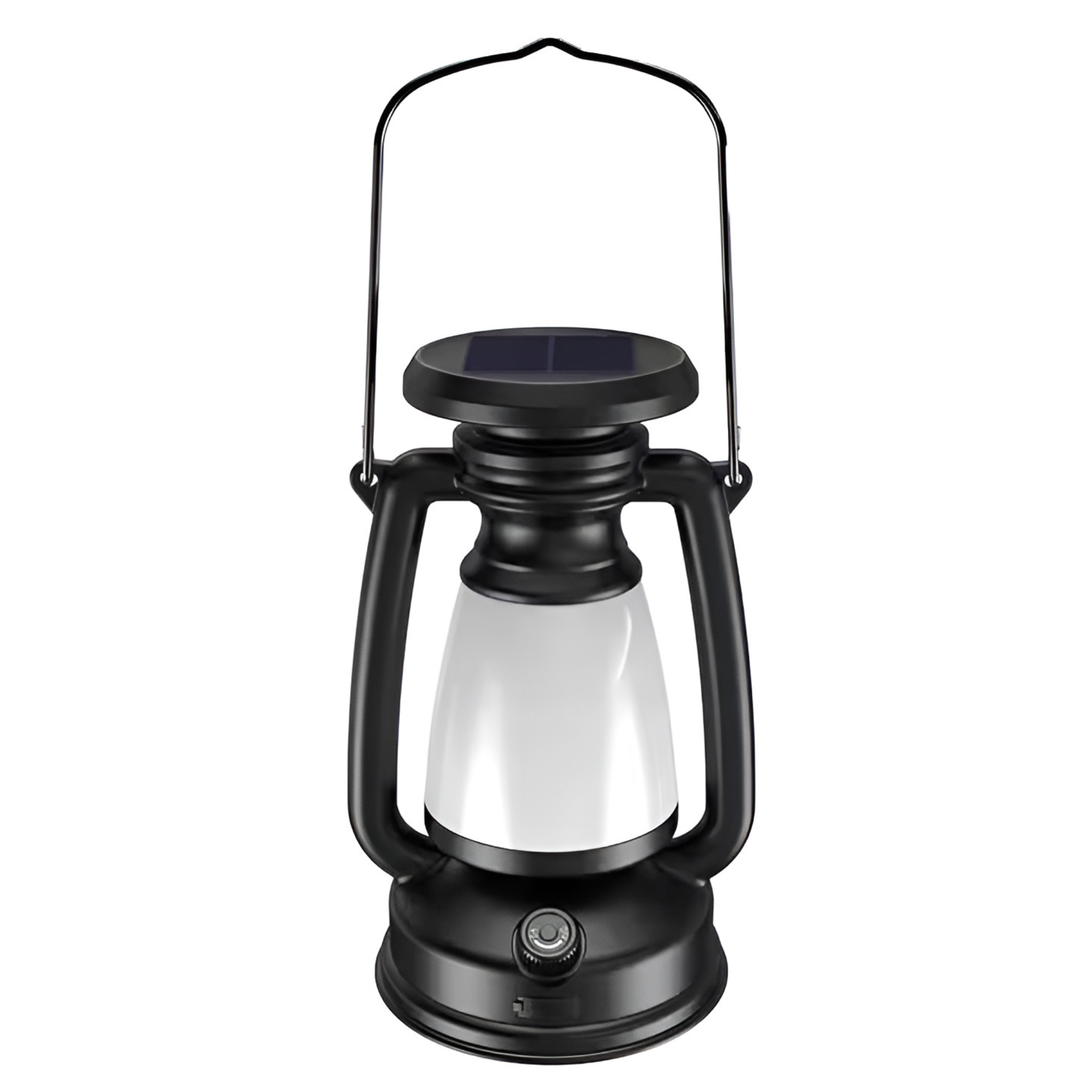 Solar and USB C Charging Retro Camping Lantern Lamp with 3 Lighting Modes LY16B