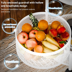 Multi Layer Rotating Round Shaped Kitchen Storage Organizer Rack