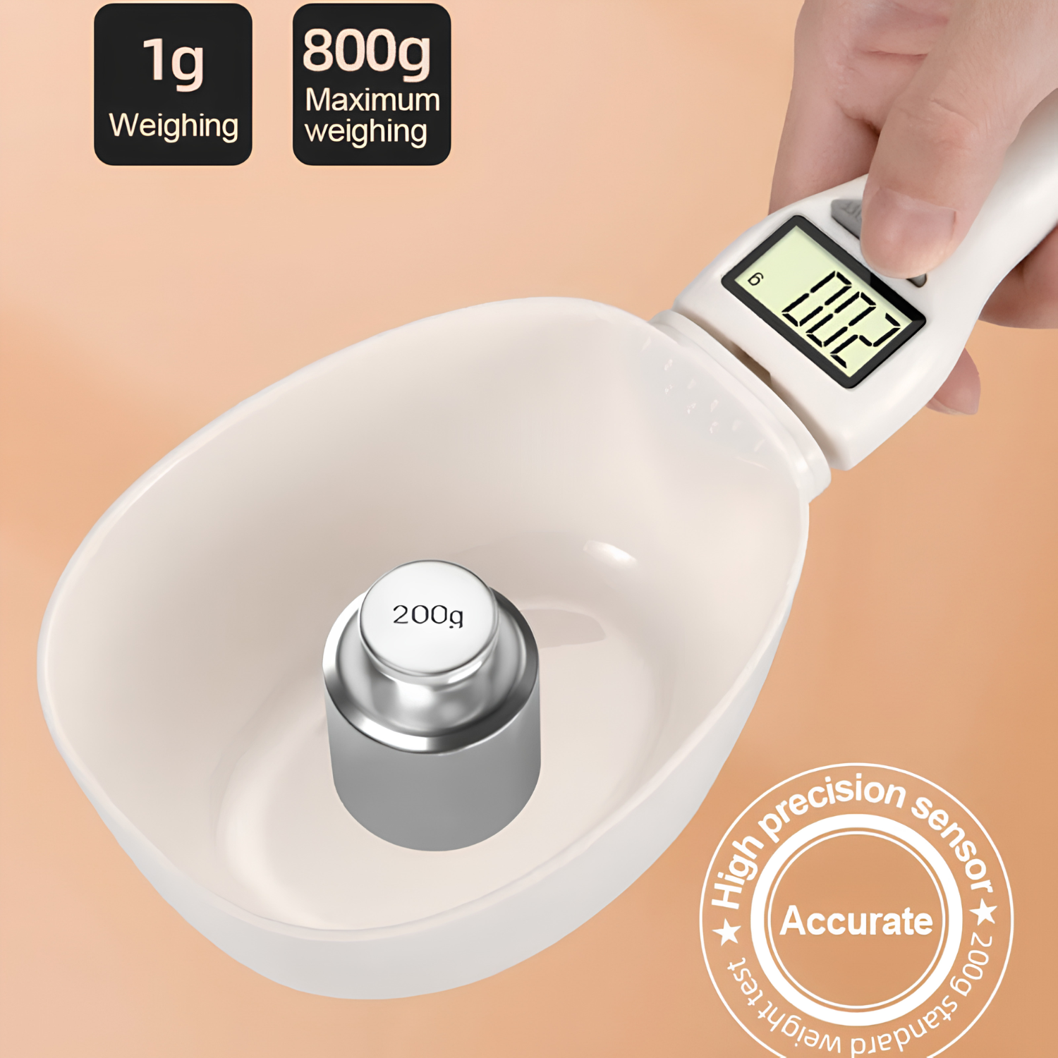 Digital Food Measuring Spoon Scale for Kitchen