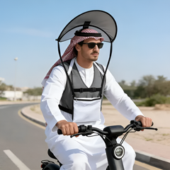 360° UV Protection Sun Hat with Storage Pouch & Adjustable Waist Belt