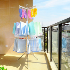 Foldable 360° Laundry Hanger Drying Rack for Clothes