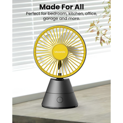 Moxedo Rechargeable Desktop Mini Portable Fan