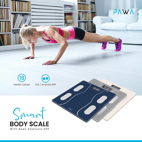 PAWA Smart Body Weighing Scale with Analysis App