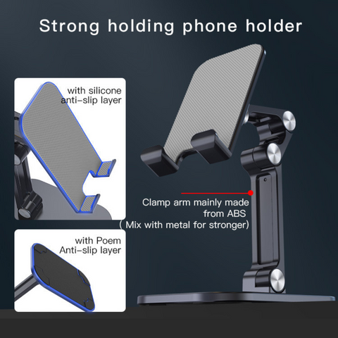 Desktop Mobile Phone Stand Aluminum Alloy Tablet Holder - Yesido C104