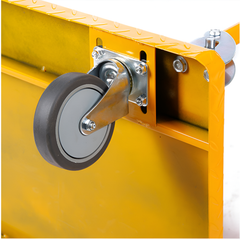 Foldable Warehouse Platform Trolley 200kg with Swivel Wheels