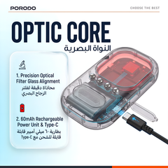 Porodo Blue Rubin Infrared Hidden Camera Detector With Silicone Suction Cup