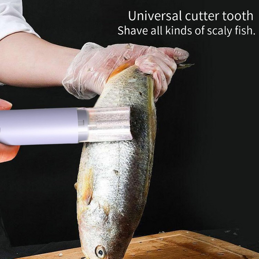 Electric Rechargeable Fish Skin Peeler & Remover, Fish Scale Scraper Tool