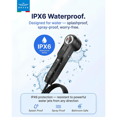 Brave BEB-01 Portable Bidet, Handheld Electric Personal Hygiene Sprayer with Hose