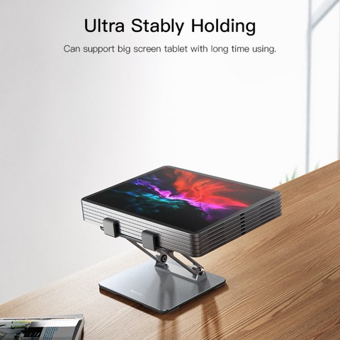 Yesido C185 Adjustable Height Foldable Tablet Holder, Aluminium Alloy Laptop Stand