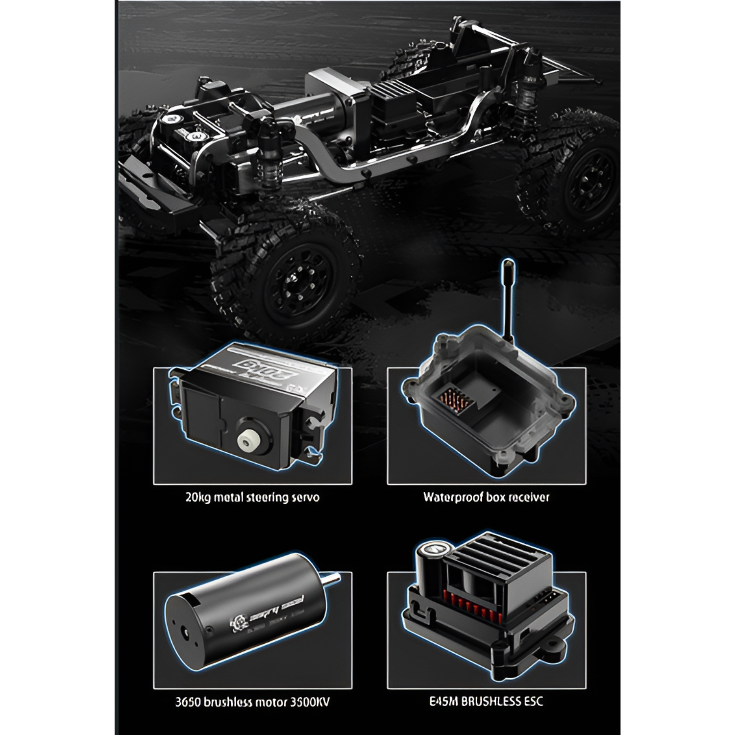 MJX H12Y 1:12 Hyper Go 2.4G 4WD Brushless RC Truck