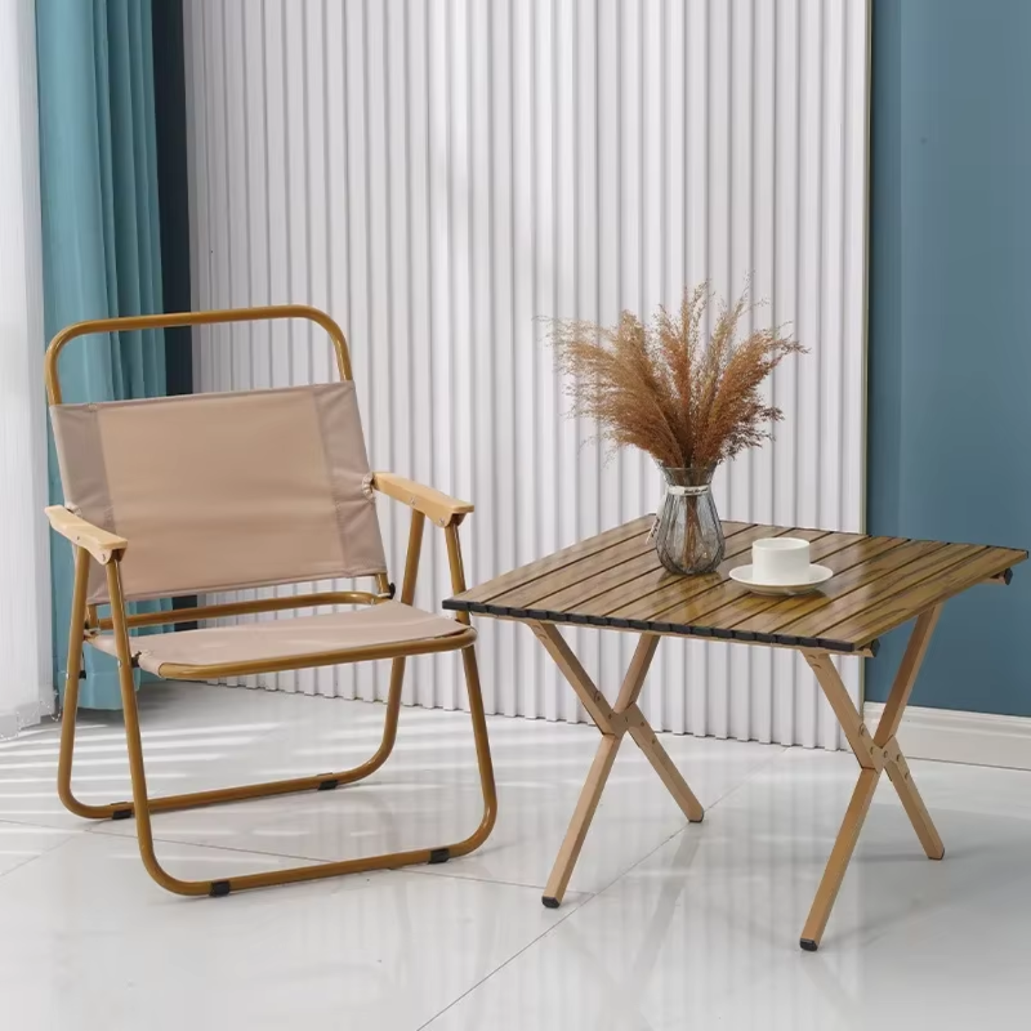 Folding Outdoor Backrest Chair, Kermit Chair for Camping, Fishing, BBQ, Beach, Picnic