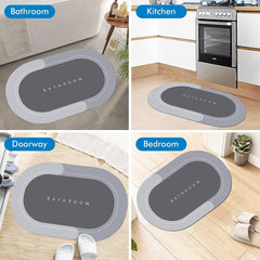 Quick Dry Super Absorbent Non-slip Bathroom Floor Mat [40x60 CM]