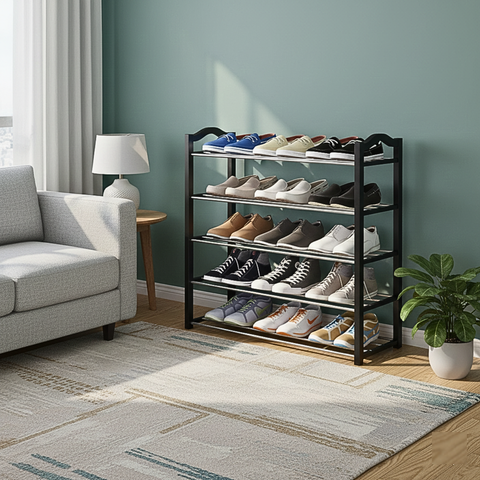 Easy 5 Tier Shoe Organizer Rack – Qmax Qatar