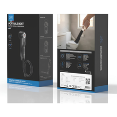 Brave BEB-01 Portable Bidet, Handheld Electric Personal Hygiene Sprayer with Hose
