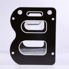 2 Tier Steel Chrome Plated Durable Dish Drainer Rack