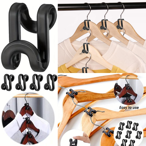 Space Saver Mini Clothes Hanger Connecting Hook (Pack Of 5 Pcs)