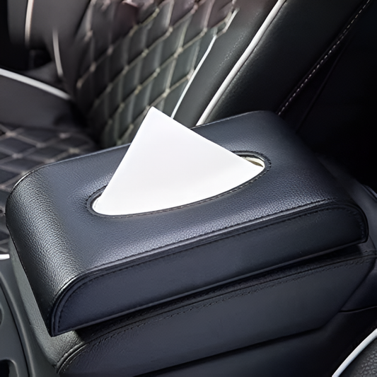 Leather Tissue Dispenser for Car Sun Visor