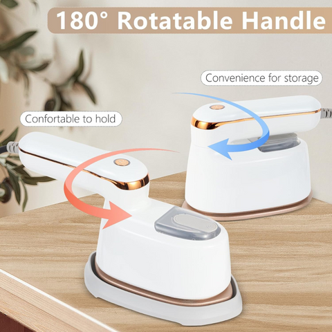 Electric Steam Iron with Visible Water Tank, for Travelers