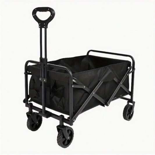 Folding Wagon Trolley Cart for Outdoor Camping & Picnic