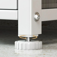 Dish Drainer Rack with Drawer & Lid Cover - Kitchen Countertop Storage Cabinet