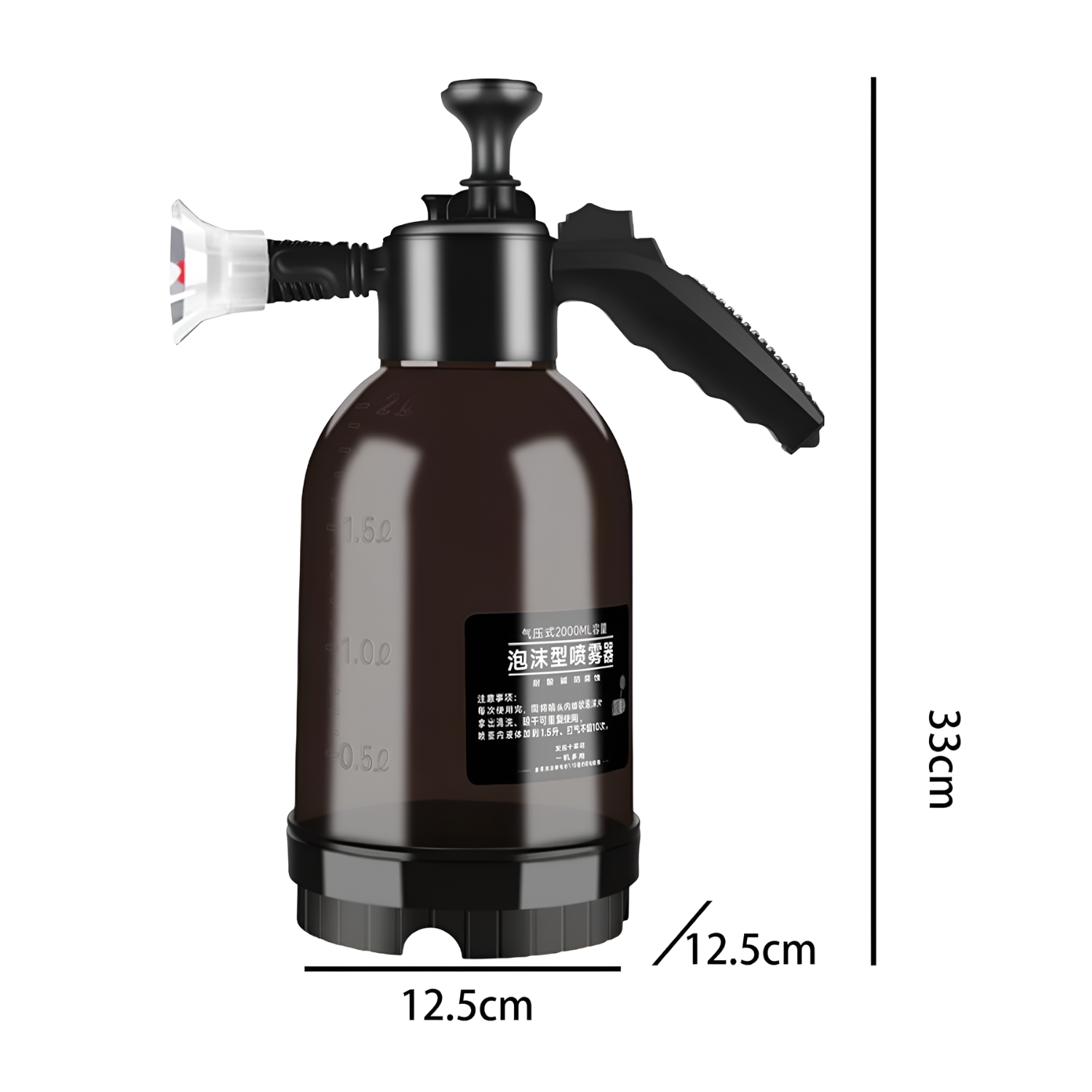 2 Liter Manual Pressure Water Sprayer Bottle for Gardening