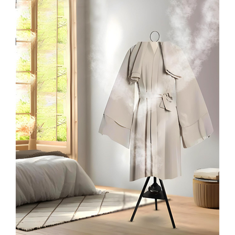 Vertical Clothes Hanging Garment Steamer Stand with Incense Burner