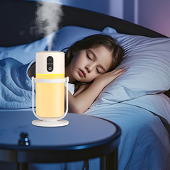 Portable Desktop Humidifier 300ml with LED Night Light and Timer