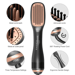 Joy Professional 2 IN 1 Unique Hair Dryer & Styling Brush