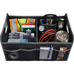 Green Lion 40L Foldable Dual Compartment Car Trunk Organizer Storage