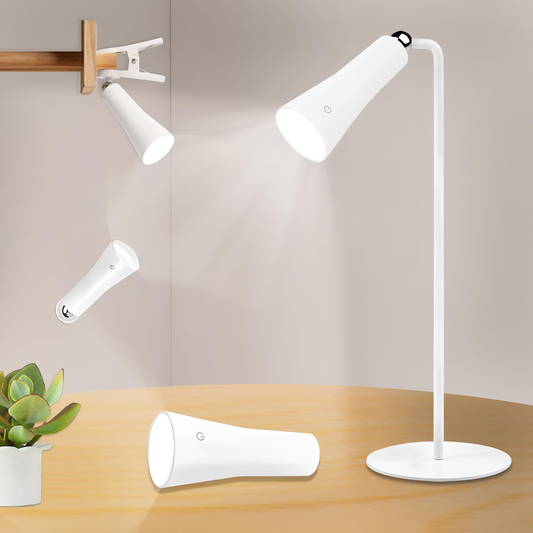 Multi-purpose 5 IN 1 LED Desk Lamp with Adjustable Brightness