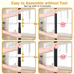 Heavy Duty Clothes Rack with Wheels