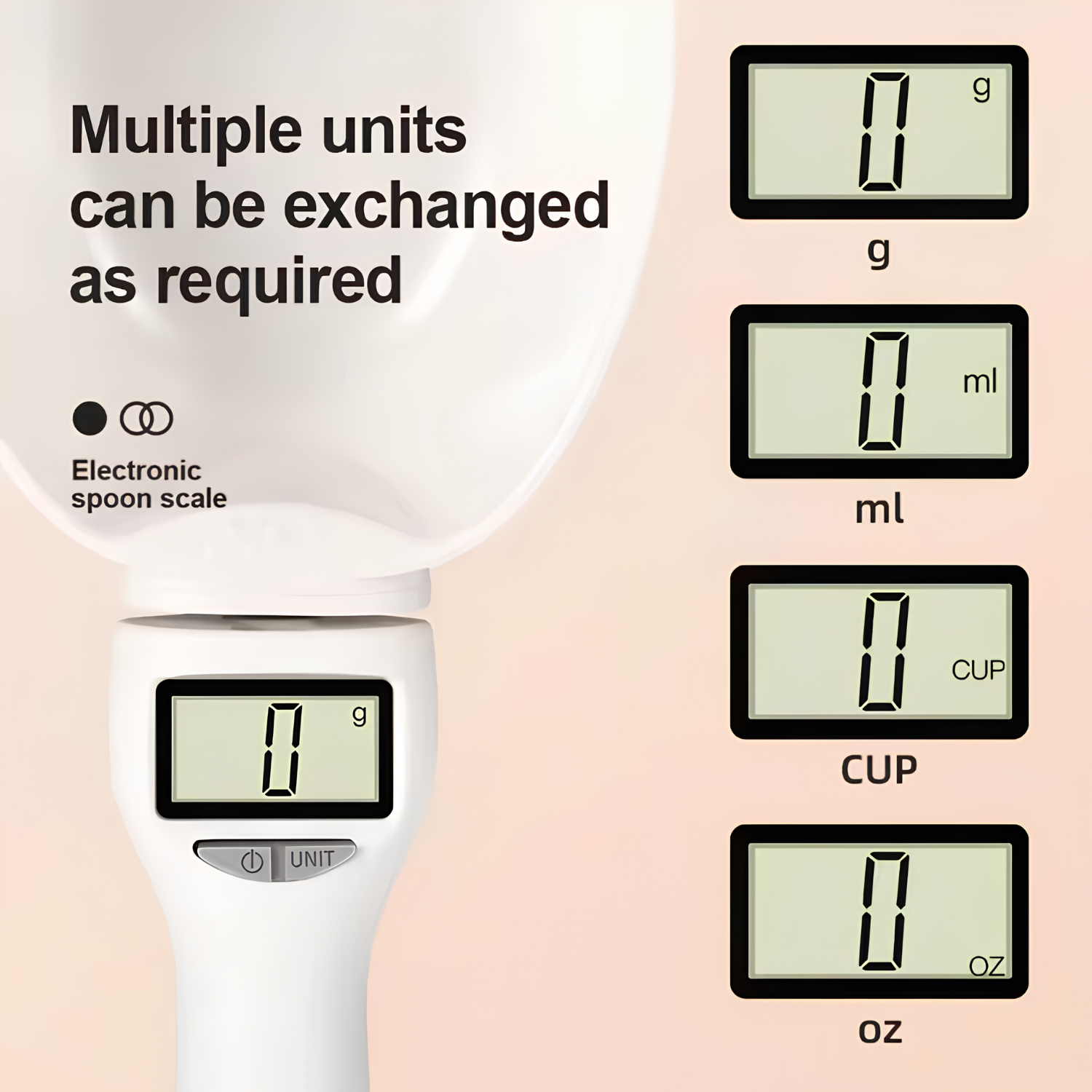 Digital Food Measuring Spoon Scale for Kitchen