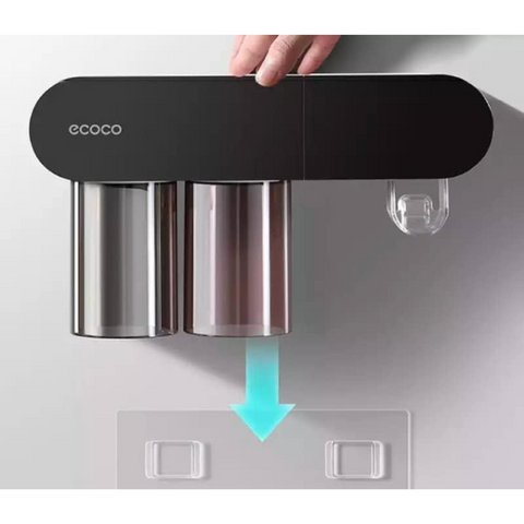 Ecoco Wall Mounted Magnetic Adsorption Toothpaste Squeezer Toothbrush ...