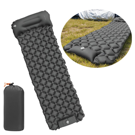 Green Lion Inflatable Air Mattress with Built-in Pillow & Pump