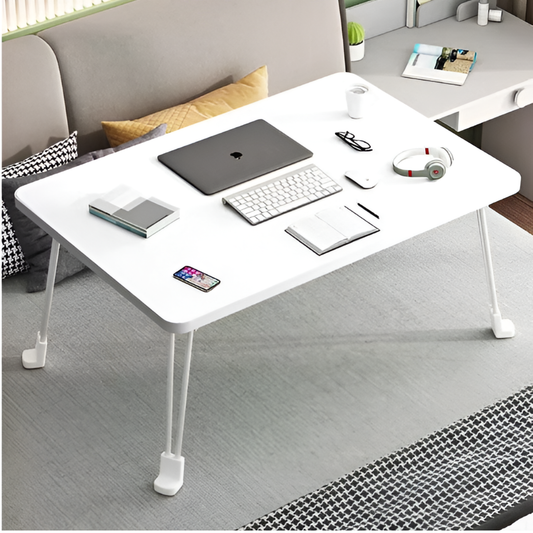 Simple Folding Laptop Table, Portable Study Desk for Bed, Sofa, Reading and Work
