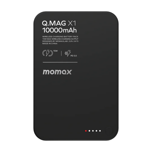 Momax Q.Mag X1 Gen2 Magnetic Wireless Power Bank 10000mAh