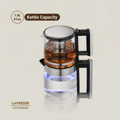 Lepresso 1.8L Turkish Tea Maker with Teapot