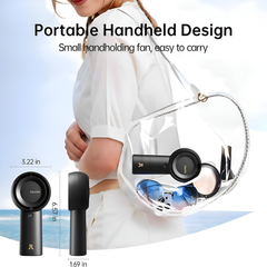 JISULIFE Handheld Fan Life5 Plus (Black)