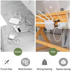 Wall Mounted Transparent Sticky Double Sided Adhesive Hooks