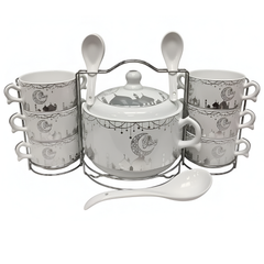 15 Pcs Ramadan Special Soup Set with Stand
