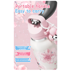 Diller 600ml Thermos Bottle Vacuum Flask for Kids