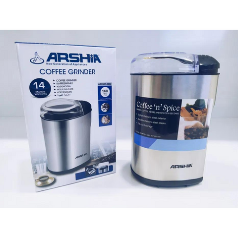 160W Stainless Steel Coffee Grinder