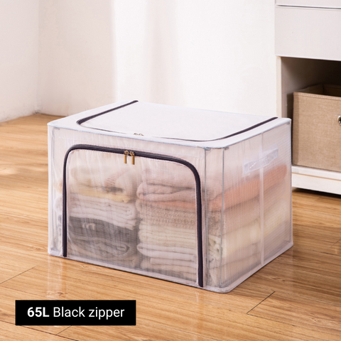 65L Foldable Wardrobe Clothes Organizer Dress Box