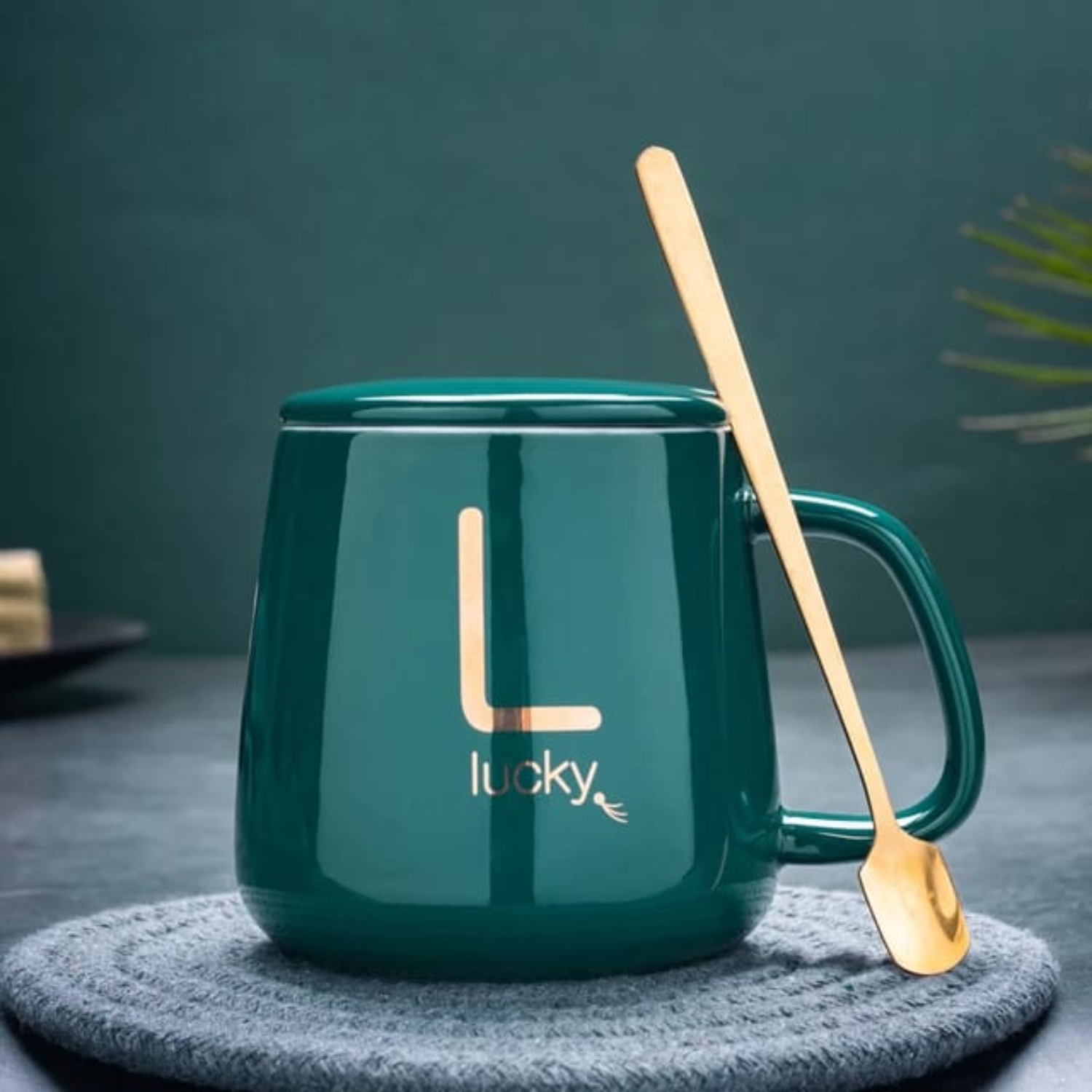 Smart Coffee Cup Warmer, 55° Constant Temperature Warmer with Cafe Mug and Stirrer