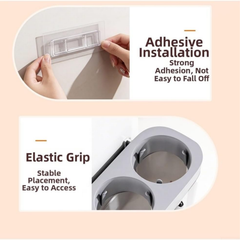 Wall Mounted Disposable Paper Cup Dispenser with Transparent Dustproof Cover
