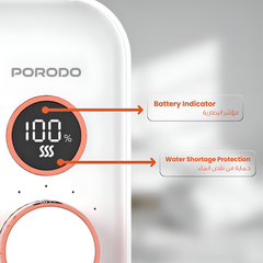 Porodo Mini Mist Fan Desktop Air Cooler