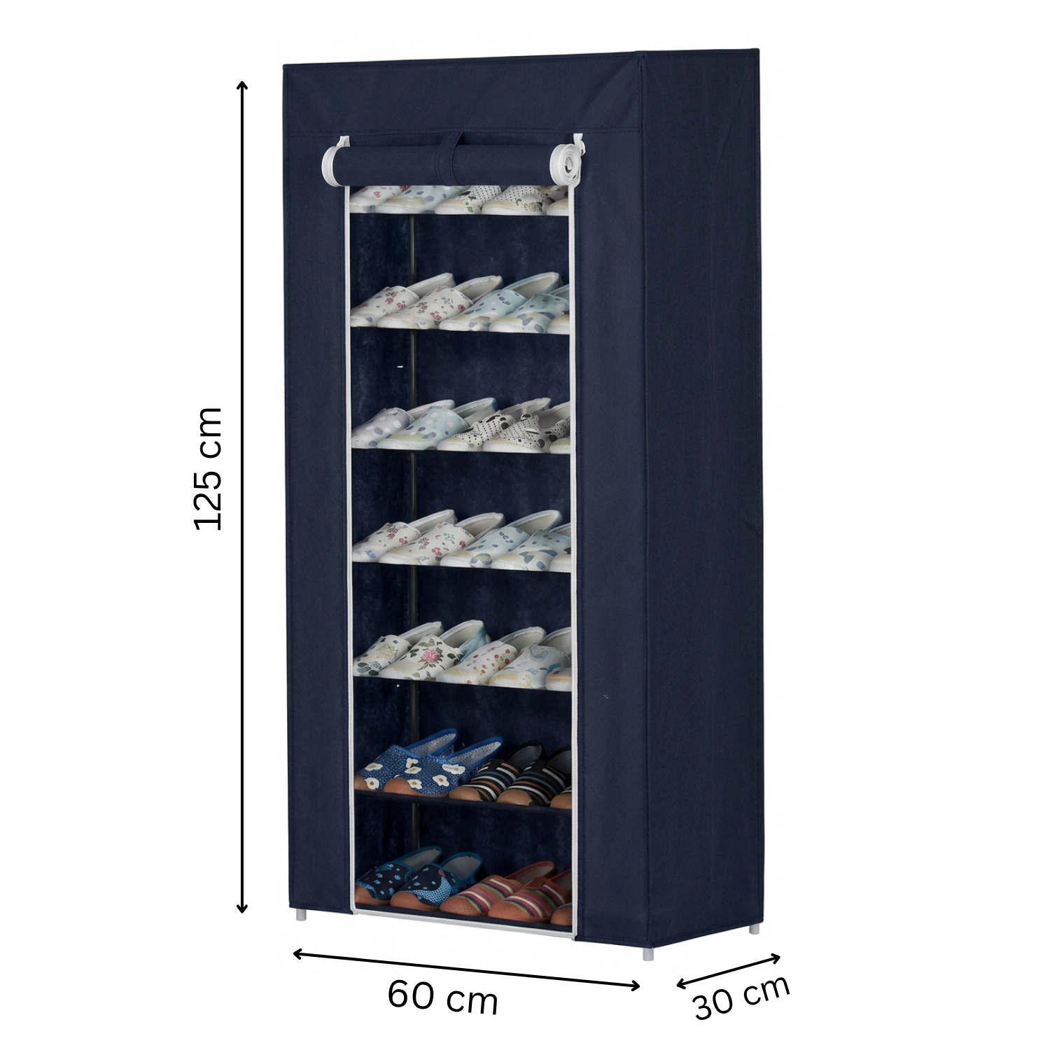 7 Layer Fabric Shoe Storage Rack