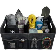Green Lion 40L Foldable Dual Compartment Car Trunk Organizer Storage