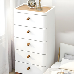 Modern Bedroom Chest of Drawers, Bedside Storage Shelves for Home