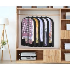 Hanging Garment Bag for Clothes, Dustproof Transparent Cover for Wardrobe